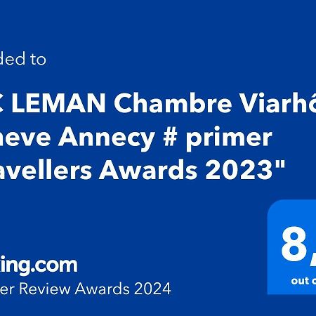 # Prix "Travellers Awards 2023 Et 2024" Lac Leman Velos Viarhona Geneve Annecy Valleiry Екстериор снимка